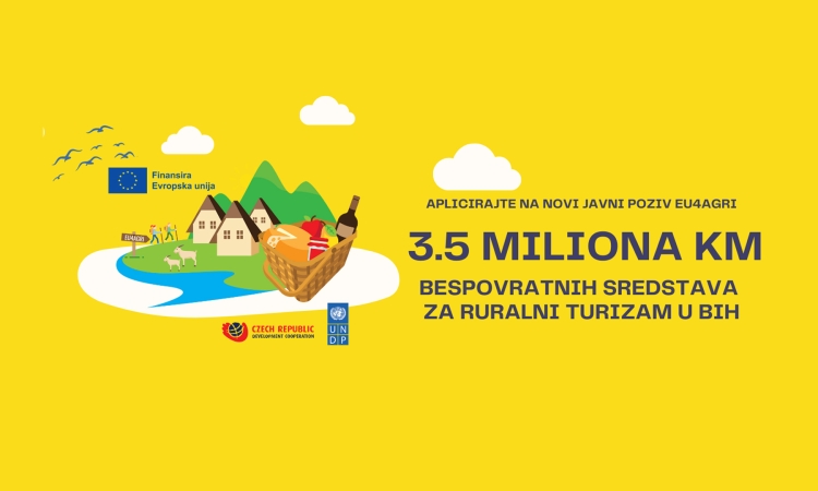 EU4AGRI: Javni poziv potencijalnim korisnicima bespovratnih sredstava za mjeru podrške investicijama za razvoj ruralnog turizma