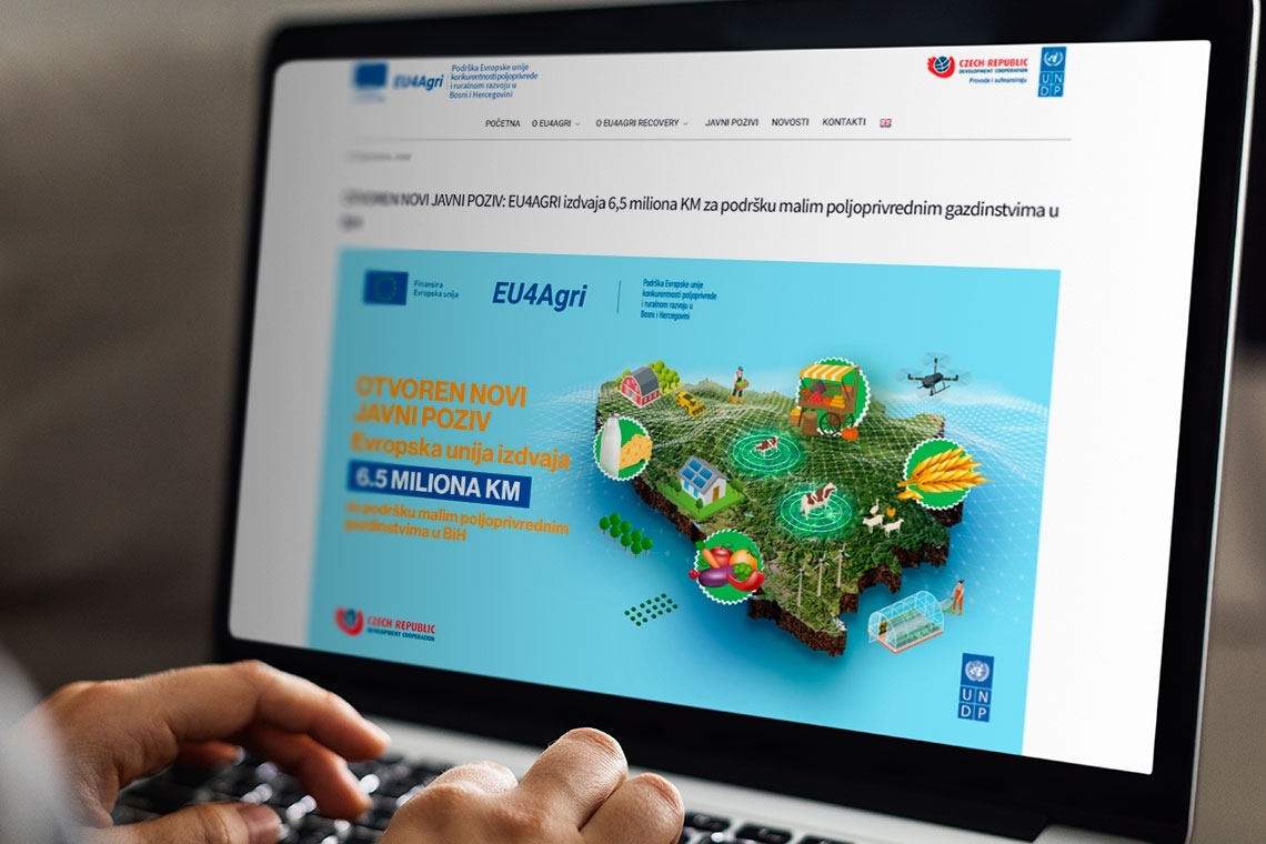 Otvoren Javni poziv: EU4AGRI izdvaja 6,5 milijuna KM za podršku malim poljoprivrednim gazdinstvima u BiH 