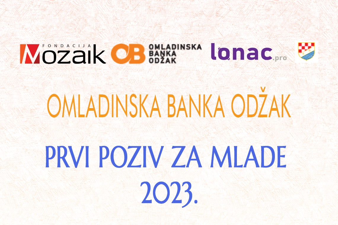 Omladinska banka Odžak - otvoren poziv za projekte i mikrobiznise do 13. 3. 2023. godine