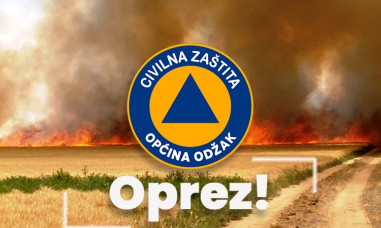 Upozorenje građanima na opasnost od izbijanja požara